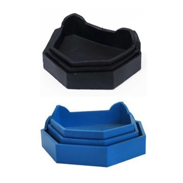 1121 ZOCALOS DE GOMA X 3u - Imagen 1