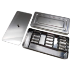 CAJA PARA ENDODONCIA ACERO INOX DOBLE TAPA PERFEX - Imagen 7