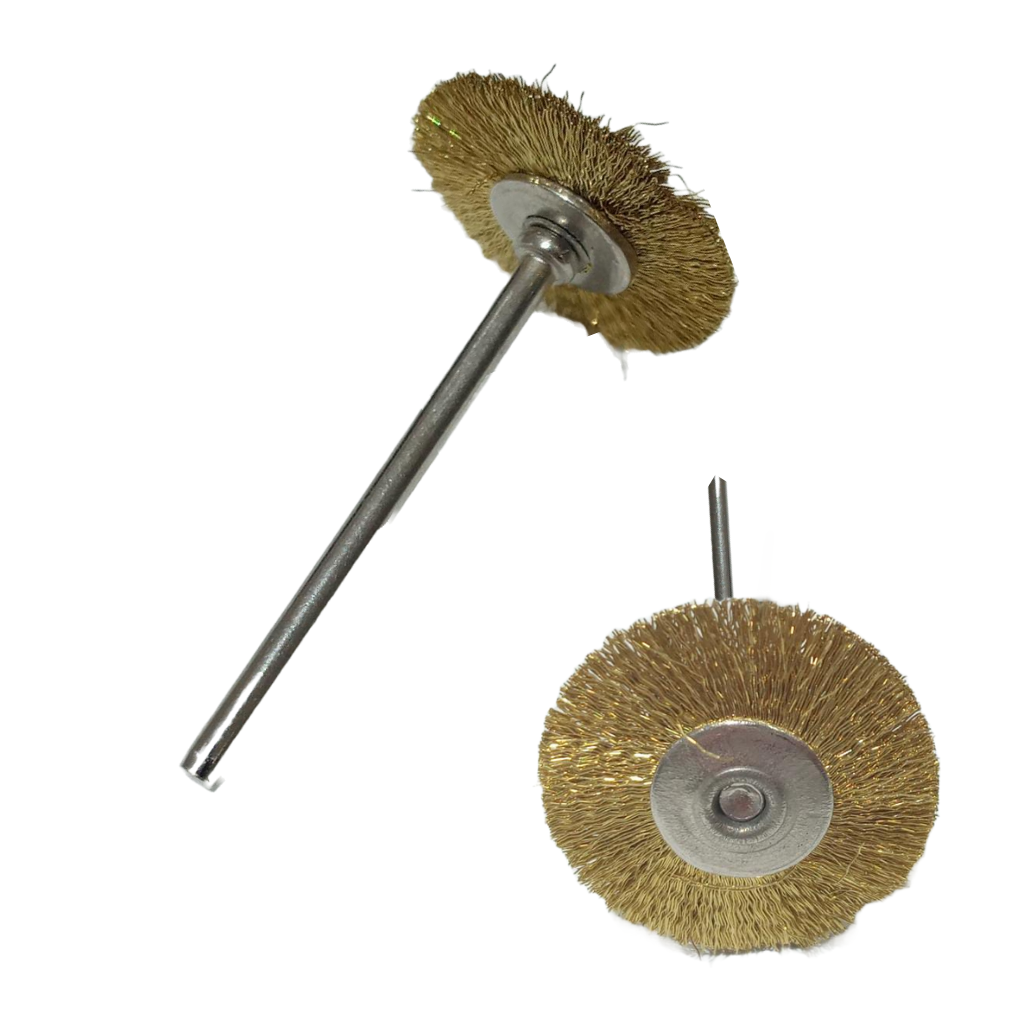 423 CEPILLO DE ACERO O BRONCE PARA PIEZA DE MANO X UNIDAD - Imagen 1