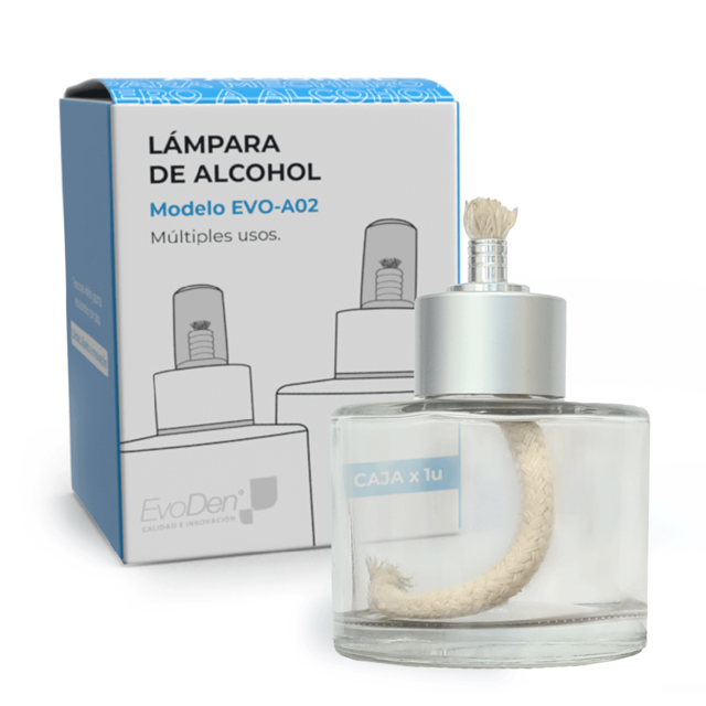 86726 LAMPARA PARA ALCOHOL DE VIDRIO - Imagen 1