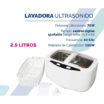 LAVADORA POR ULTRASONIDO DE 2,5 LITROS - Imagen 2
