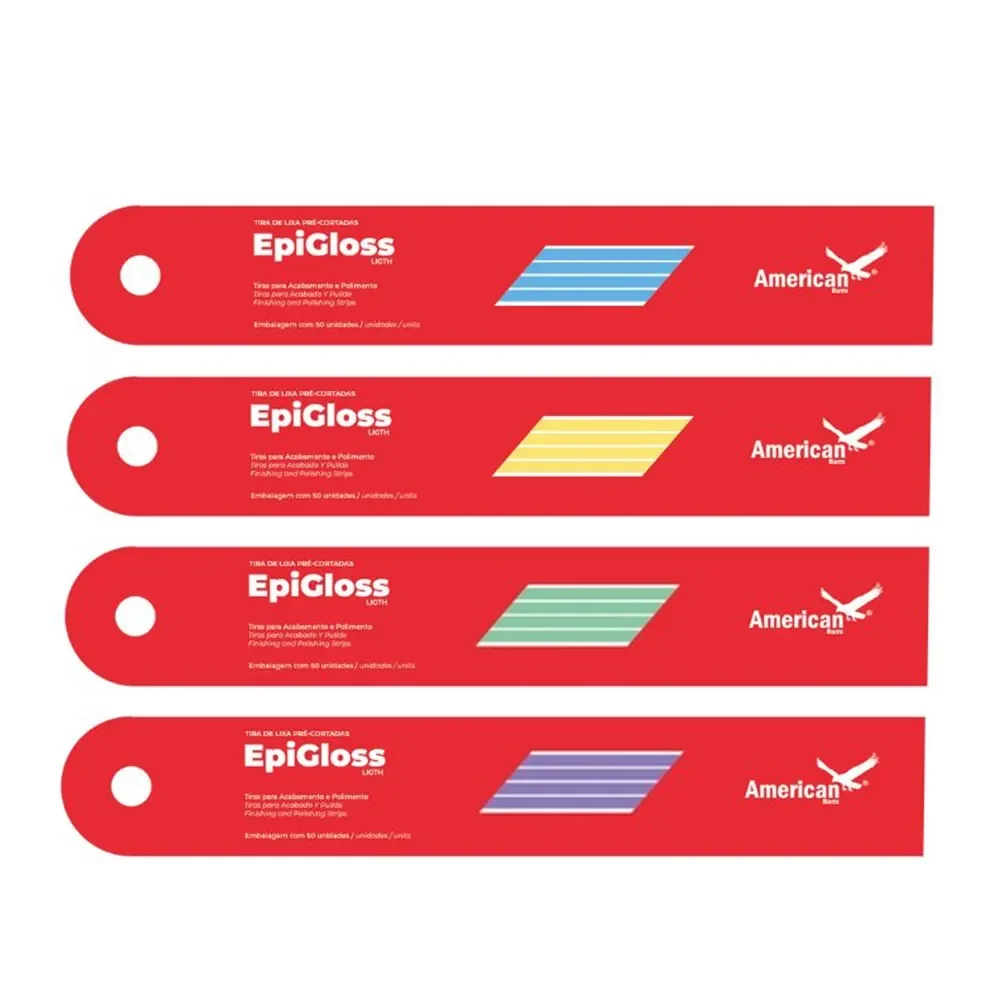 TIRA DE PULIR COMPOSITE EPIGLOSS X50U AMERICAN BURRS - Imagen 1
